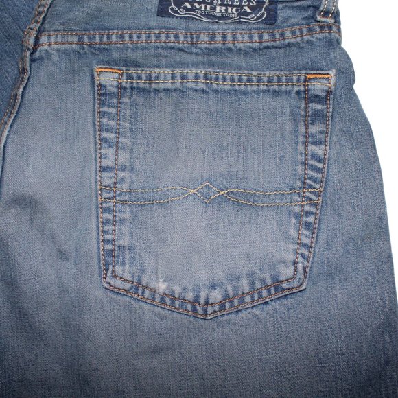 Lucky Brand Dungarees Womens Sz 32 Classic Fit Short Length Med Denim Jeans - Picture 6 of 13